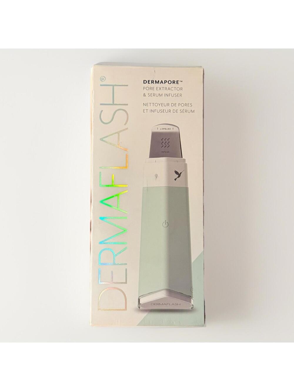 Dermaflash‎ Dermapore Extractor & Serum Infuser Mint Color Open Box